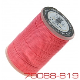Нить YIGAO вощеная круглая 0,55 мм N819 Ярко-розовый