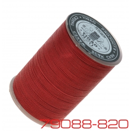 Нить YIGAO вощеная круглая 0,55 мм N820 Ярко-красный