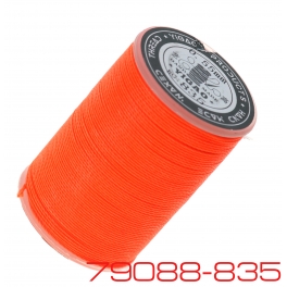Нить YIGAO вощеная круглая 0,55 мм N835 Неоновый оранжевый