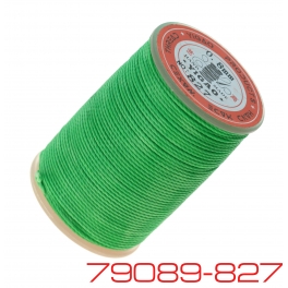 Нить YIGAO вощеная круглая 0,8 мм N827 Ярко-зеленый