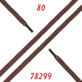 Шнурки 80см (плоские светло коричневые)