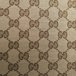 Хлопковая канва Gucci  ярко-коричневая