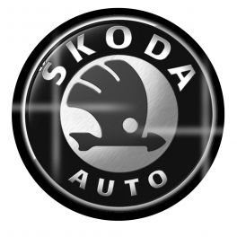 Логотип Scoda-Шкода чб
