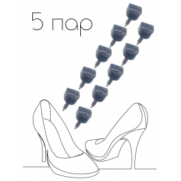 Набойки на каблук 10*10*3. чёрные 5 пар
