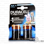 Duracell LR6/MX1500/AA Turbo Max BL-4 батарея в блистере по 4шт